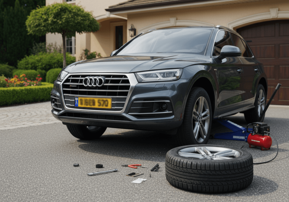 תיקון פנצ'ר 24 שעות לרכב באאודי