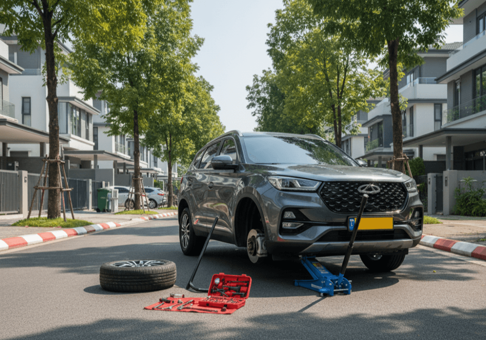 תיקון פנצ'ר 24 שעות לרכב CHERY