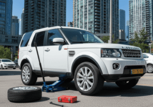 תיקון פנצ'ר 24 שעות לרכב לנד רובר