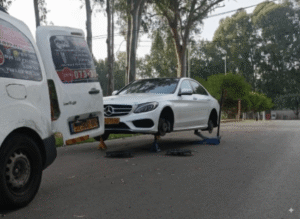 תיקון פנצ'ר 24 שעות לרכב במרצדס