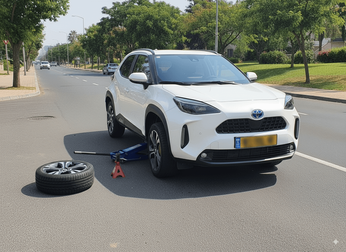 תיקון פנצ'ר 24 שעות לרכב טויוטה