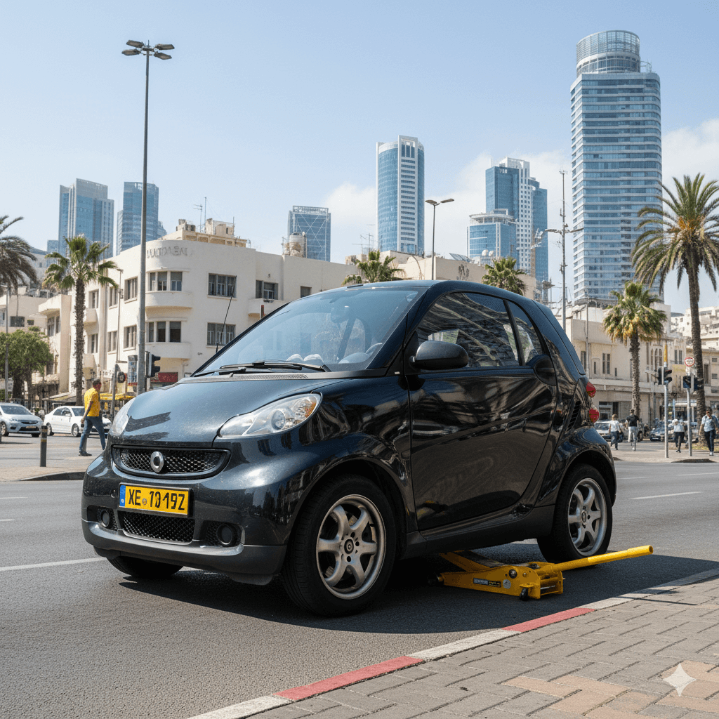 תיקון פנצ'ר 24 שעות לרכב סמארט