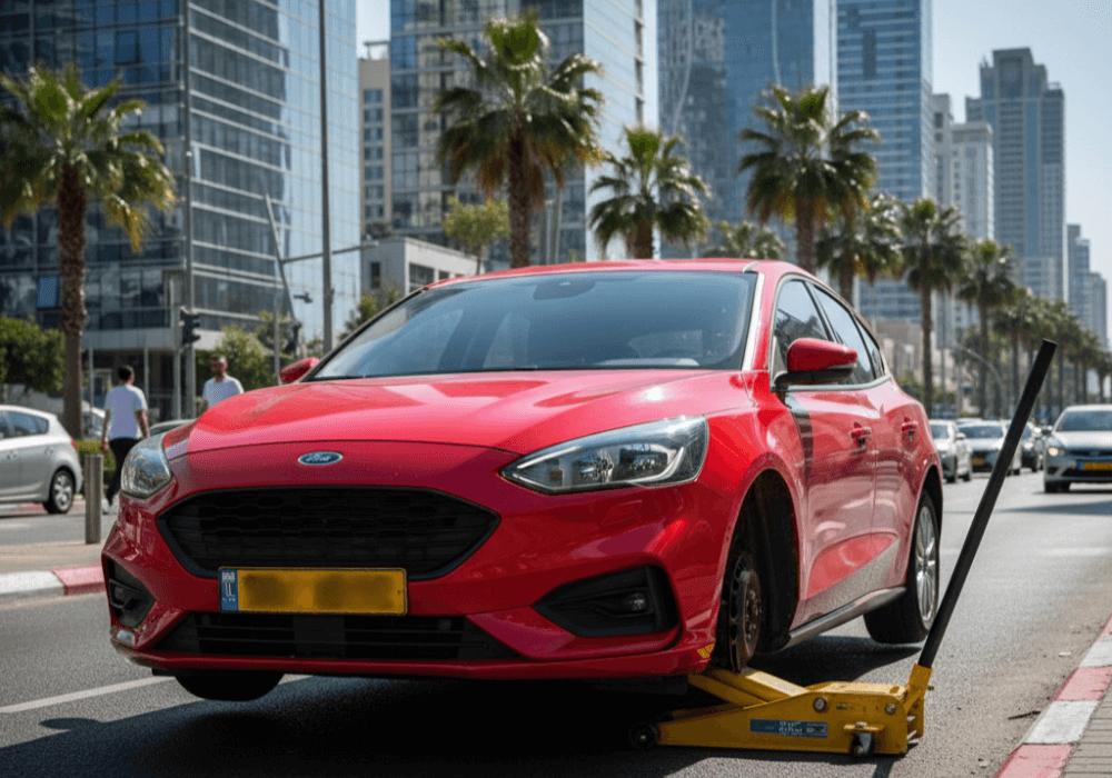 תיקון פנצ'ר 24 שעות לרכב פורד