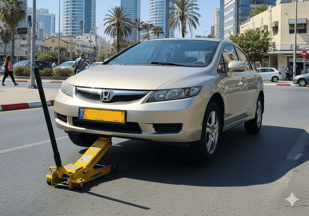 תיקון פנצ'ר 24 שעות לרכב הונדה