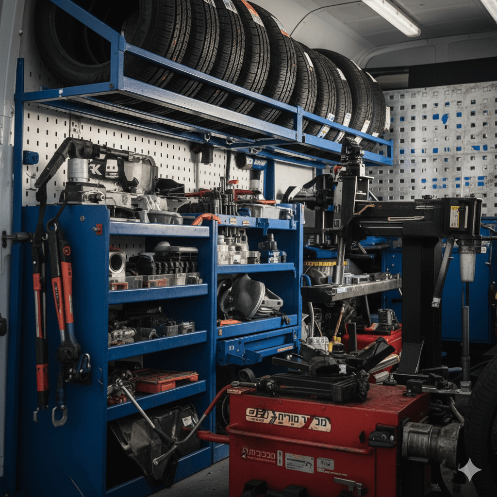 צמיגים לרכב כולל התקנה עד הבית